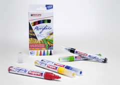 Edding 5100 Acrylic Marker Medium Basic Set